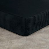 KOO Quilted Valance Black Double